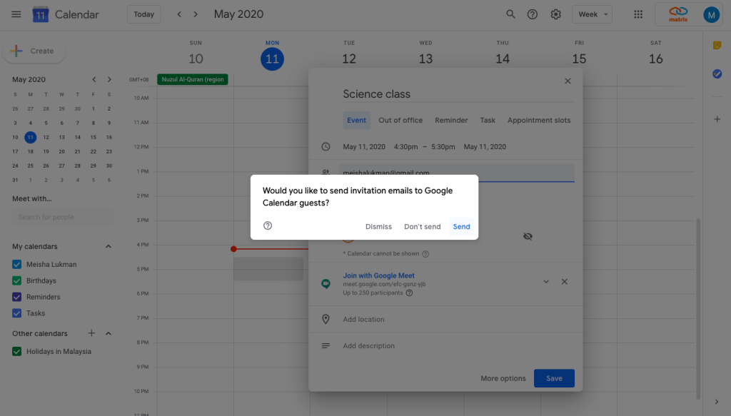 Google Calendar