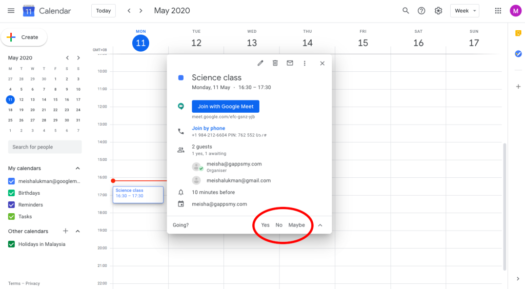 Google Calendar