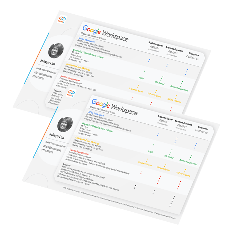 Google Workspace Brochure