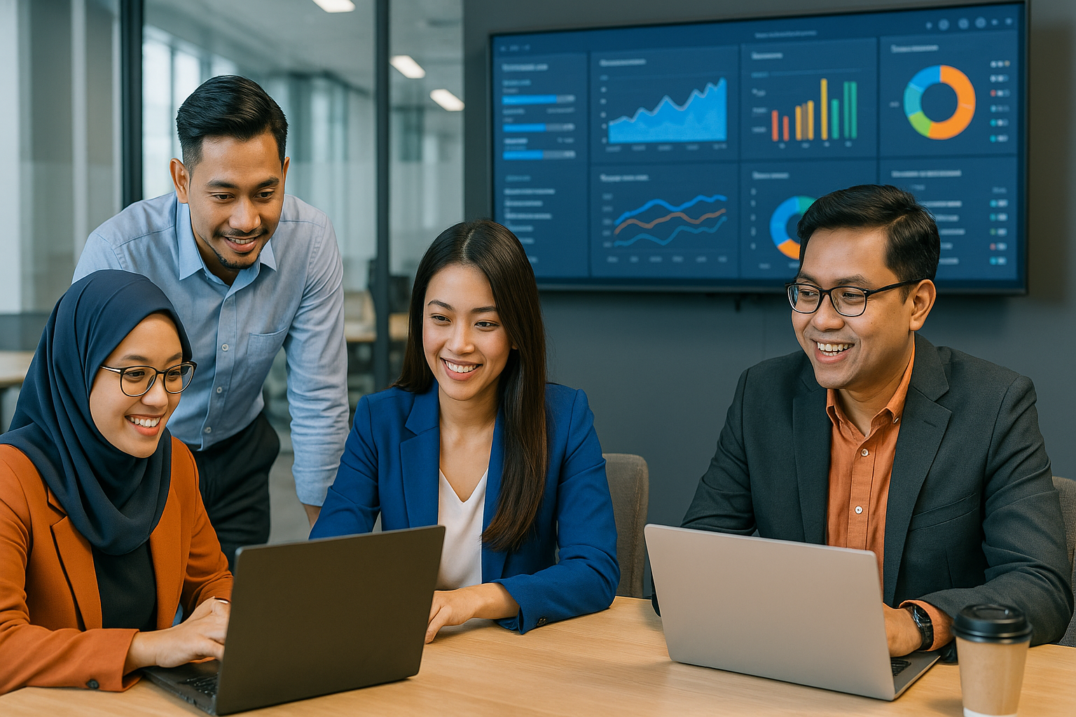 generative AI execution team reviewing automation strategies